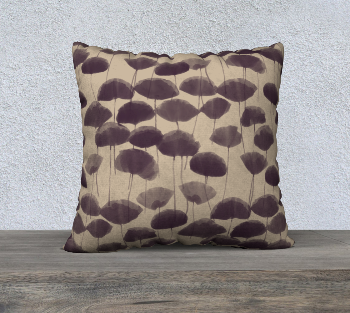 Pressed ginko 22in pillow