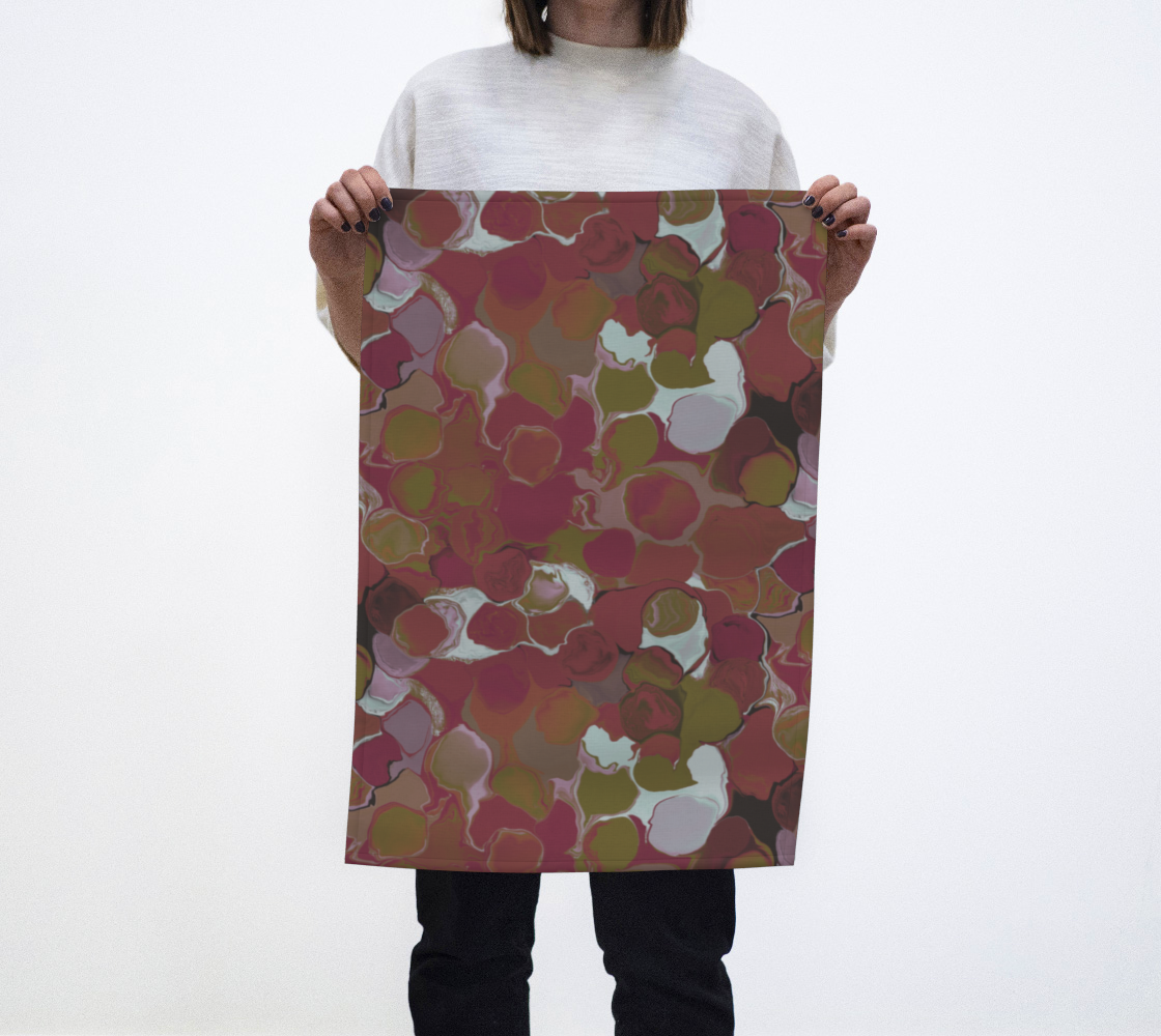 Pink marbled napkins