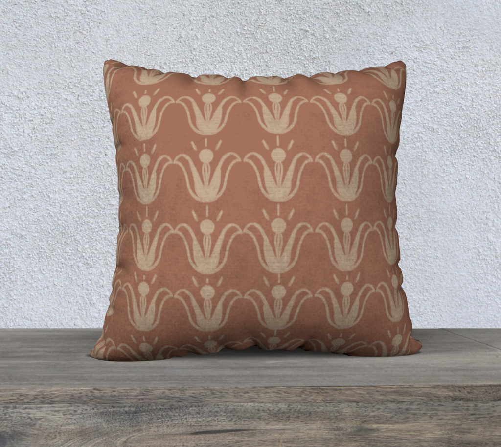 22 pillow Blush batik