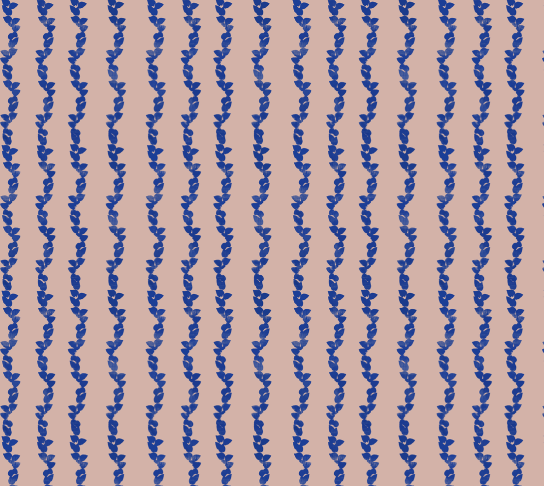 Leaves on pink Fabric