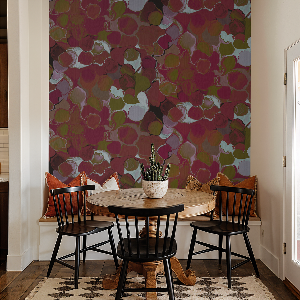 pink and green marbled wallpaper