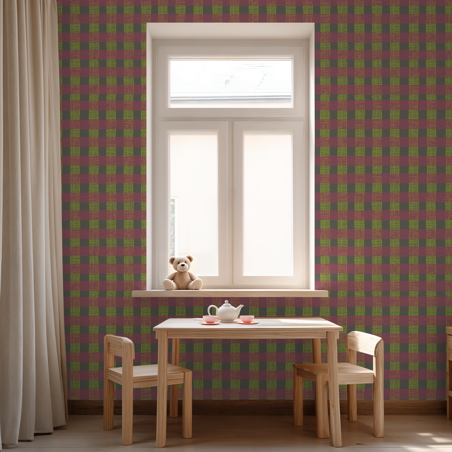 Buffalo plaid bright duex