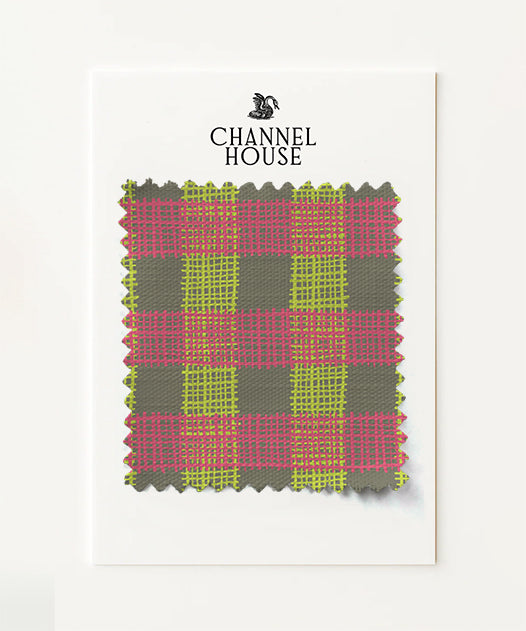 Buffalo plaid brights duex fabric