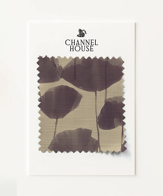 Pressed ginko fabric