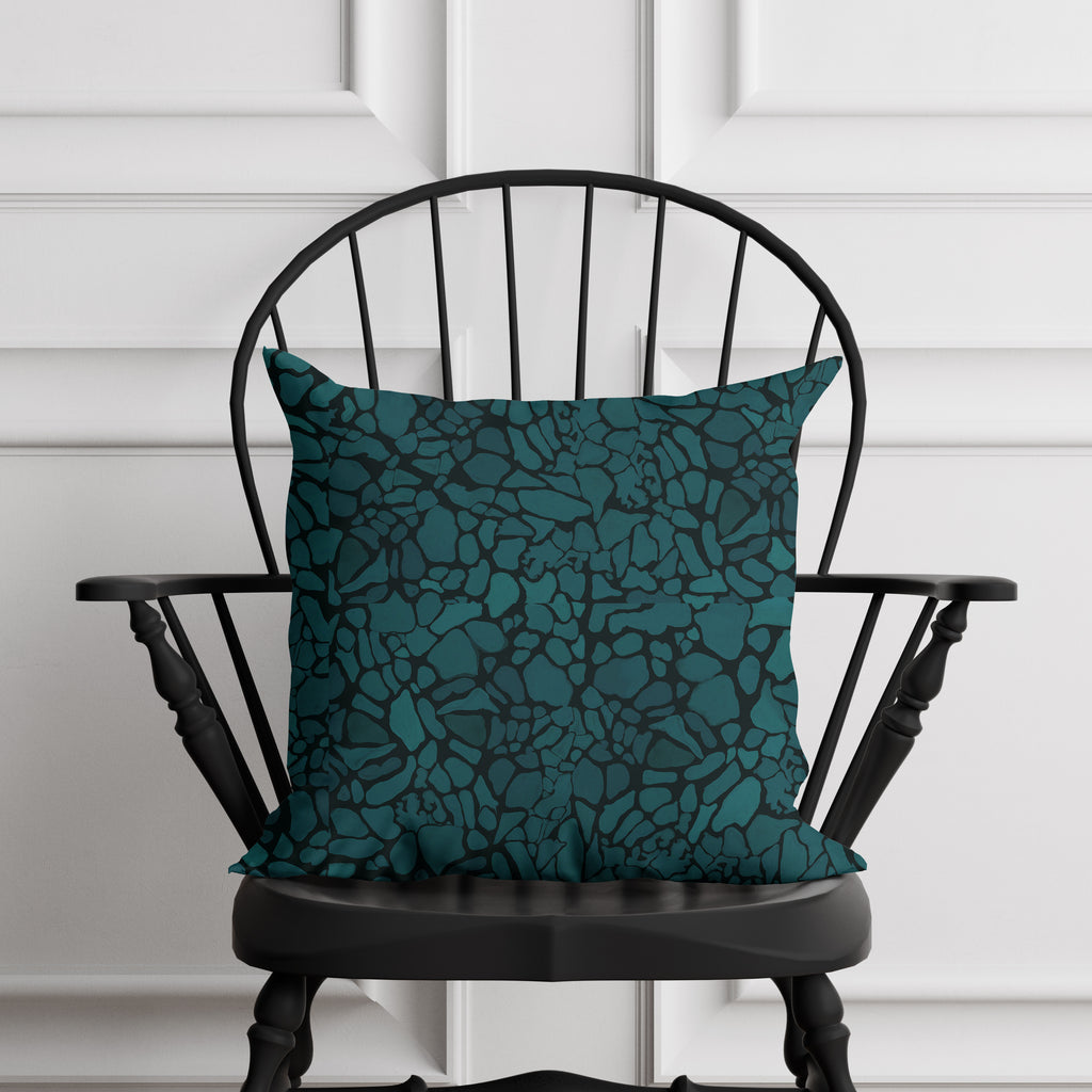 Turquoise minerals22in pillow