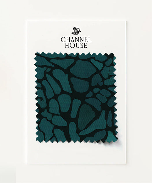 Turquoise Minerals Fabric