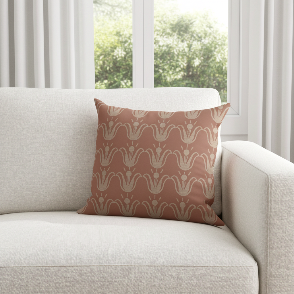 22 pillow Blush batik