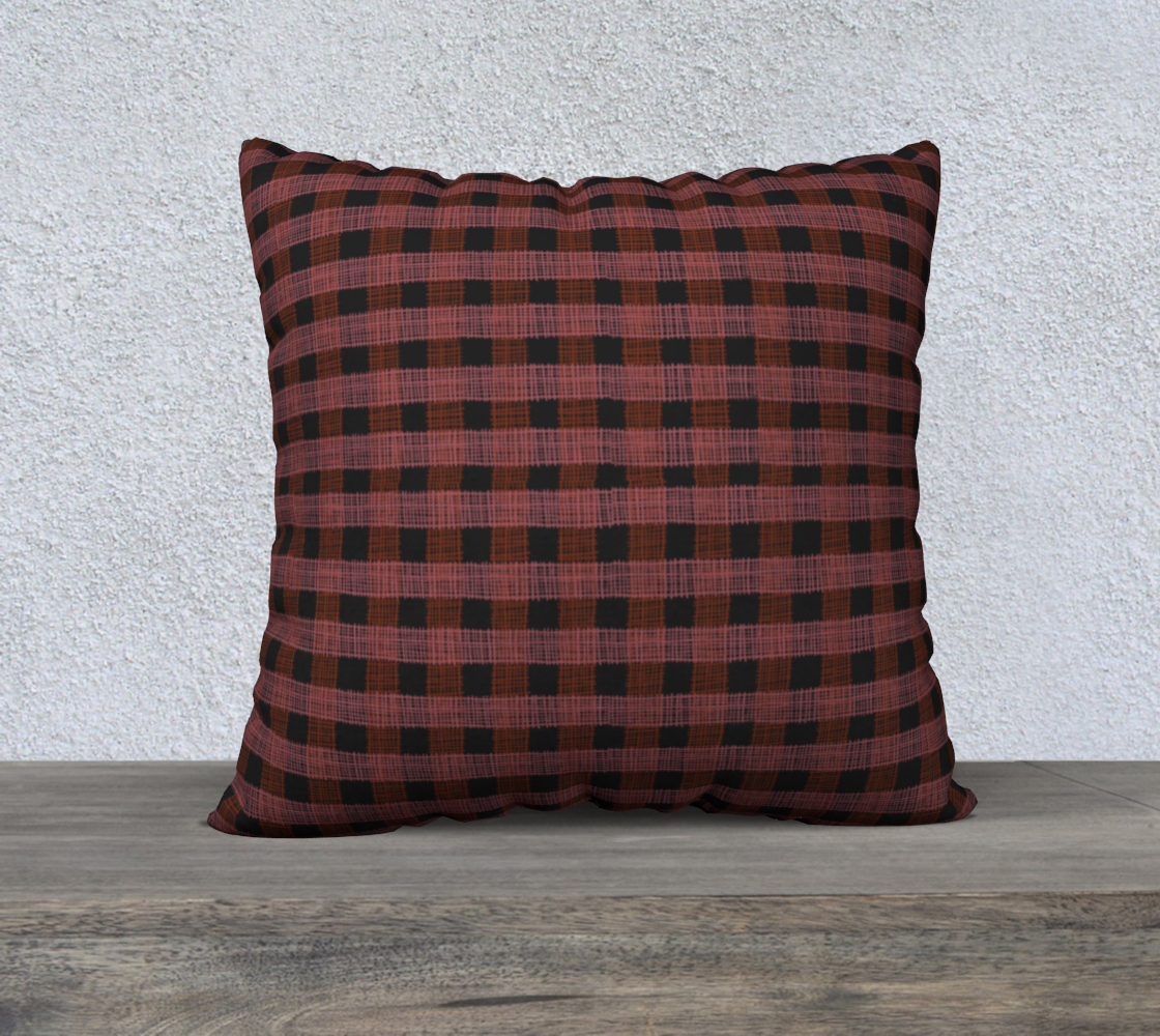 Buffalo plaid 22in pillow
