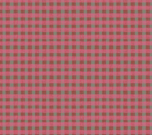 Buffalo plaid in pink red and sage fabric