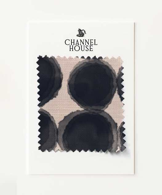 Watercolor circles fabric