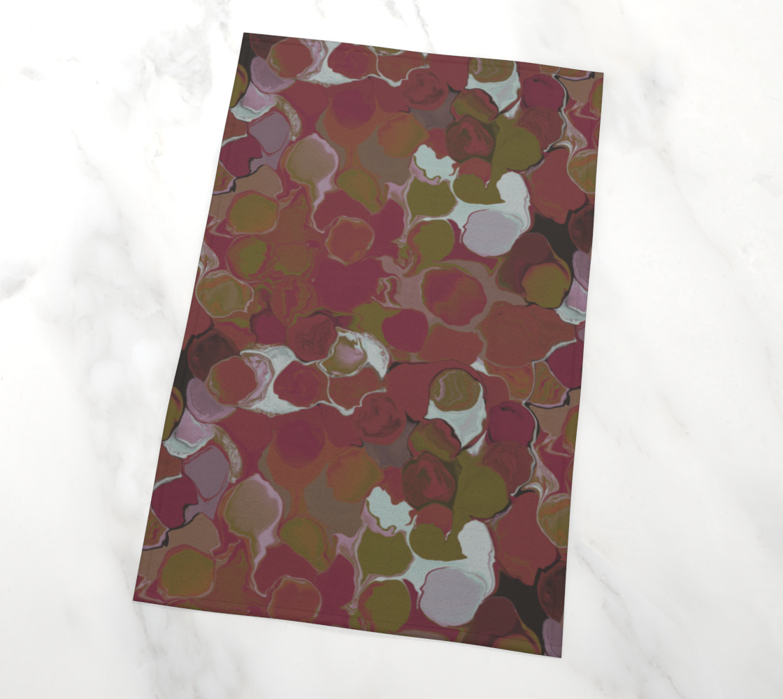 Pink marbled napkins