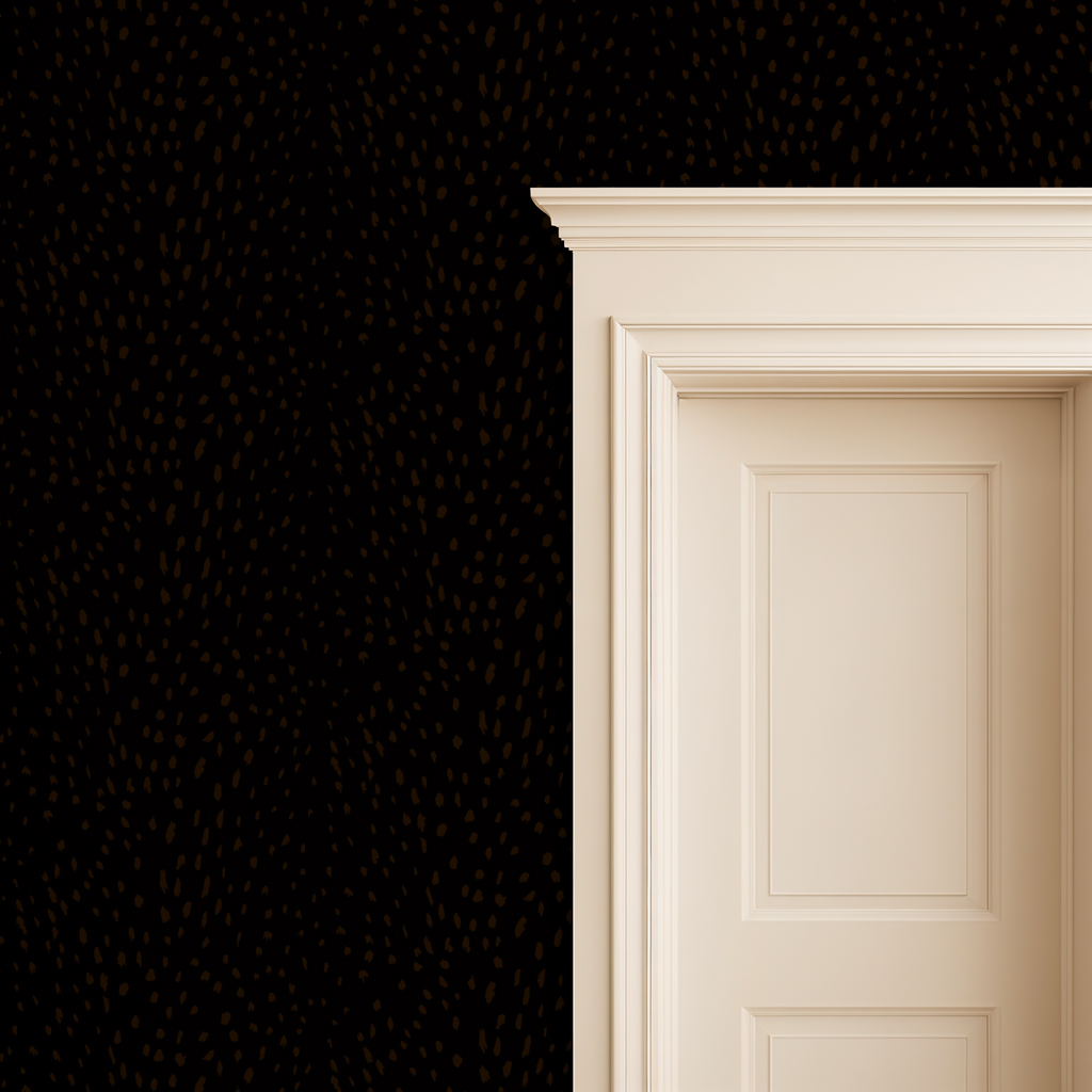 Darkest Animal Print Metallic Wallpaper