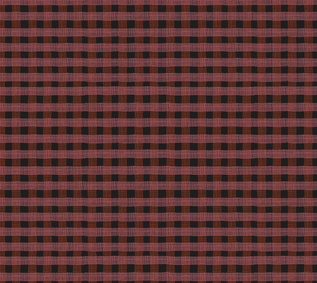 Buffalo plaid in black and pink
