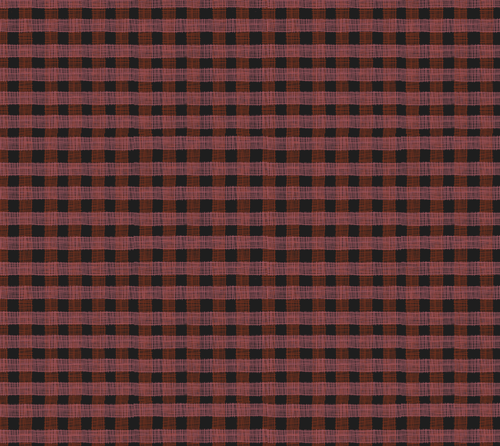 Buffalo plaid in black and pink