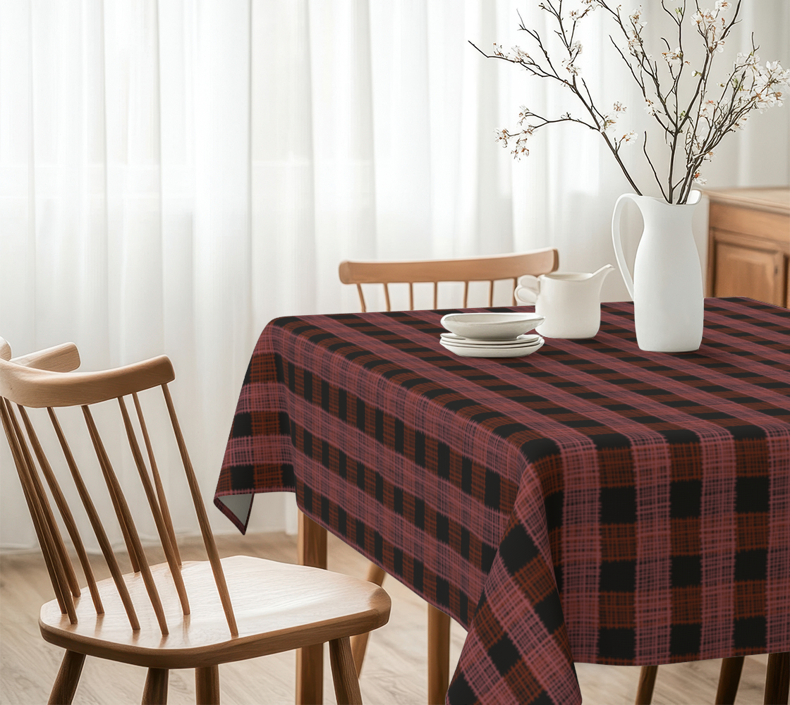 Buffalo plaid pink red black