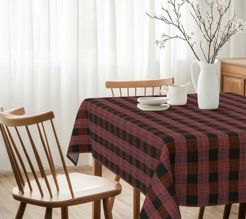 Buffalo plaid pink red black