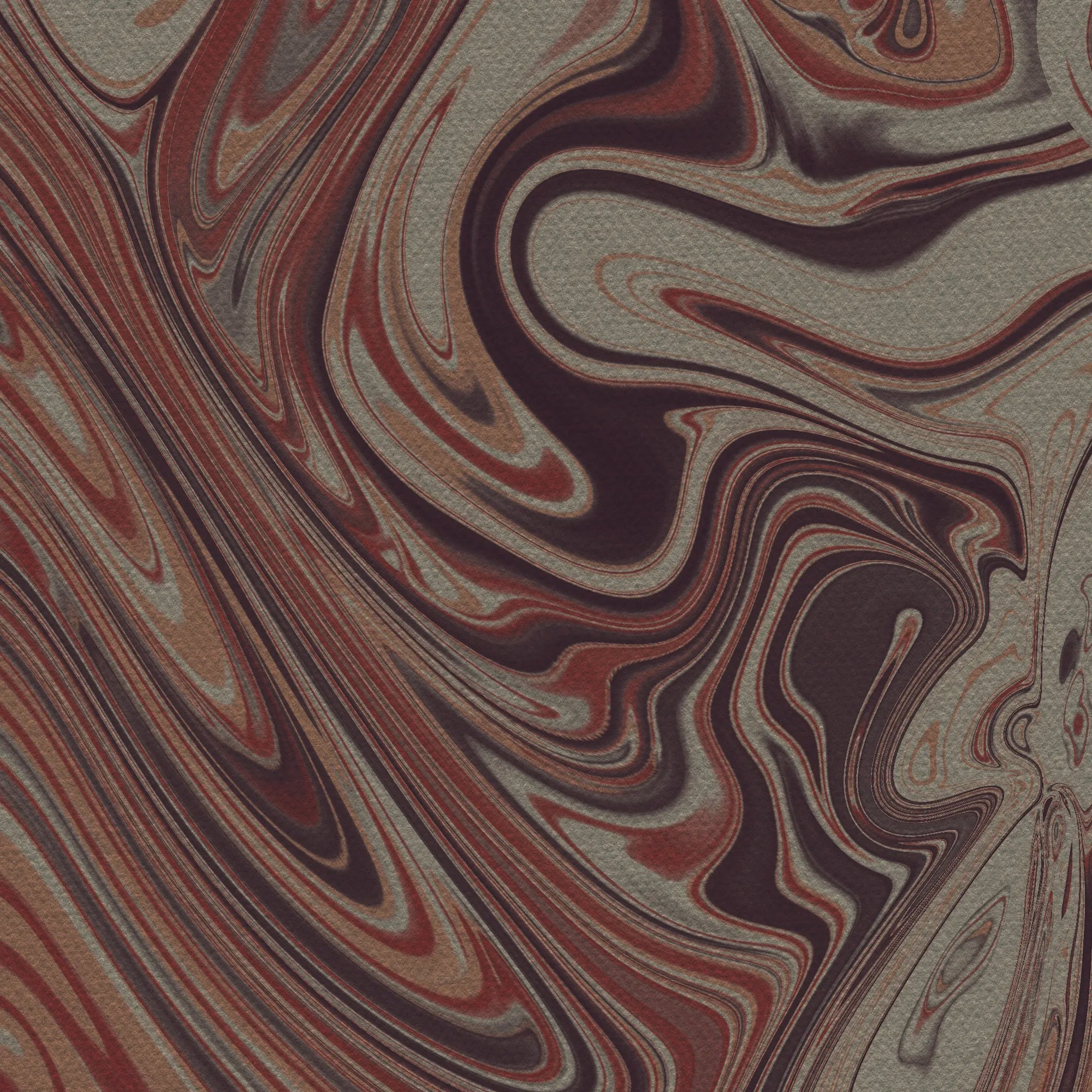 Marbled mineral peach wallpaper