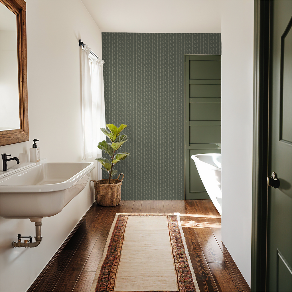 Sampler Vine in dusty green