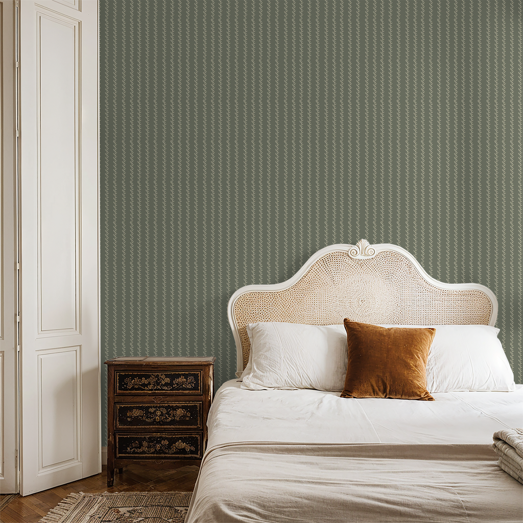 Sampler Vine in dusty green